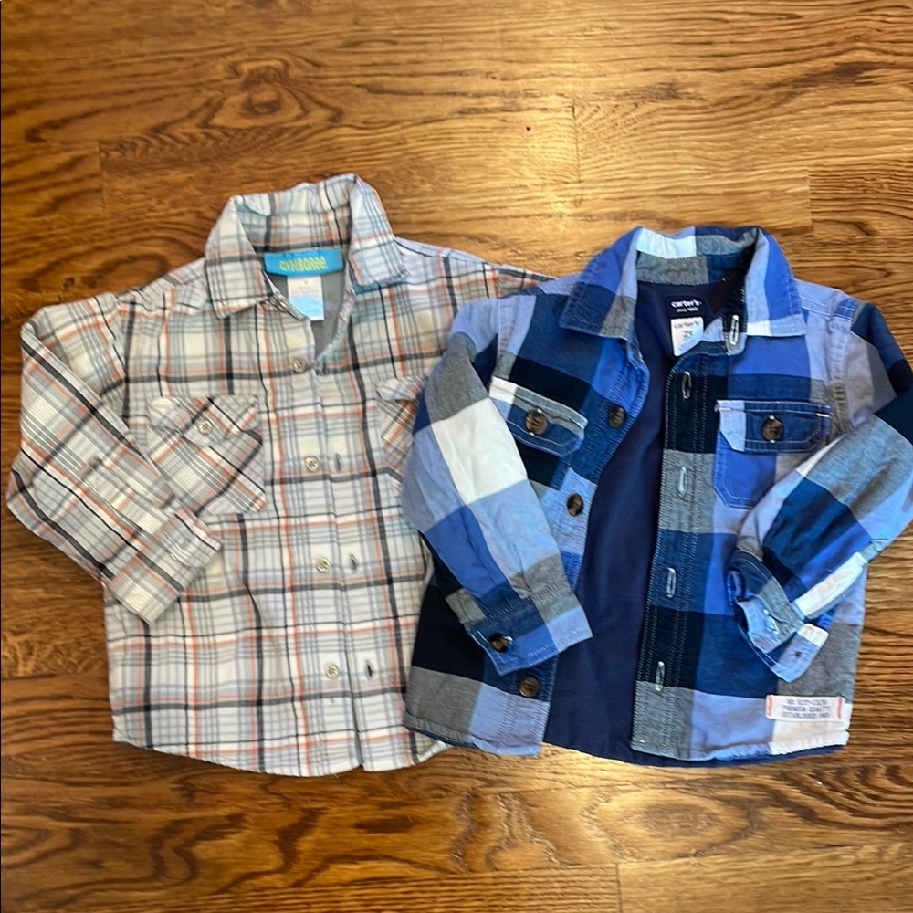 Boys lined flannels